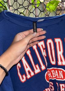 H&amp;M Oversized Cropped Top