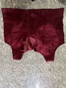 Embellished Maroon Blouse