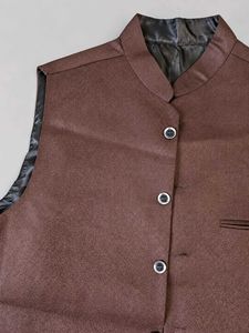 Men's Brown Nehru Jacket