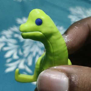 Cute Green Dinosaur Toy kinderjoy jurassic park