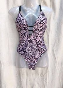 2381. Leopard Print One-Piece Swimsuit