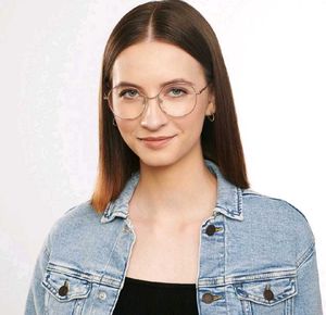Lenskart John Jacobs Online Gold Full Rim Geometri