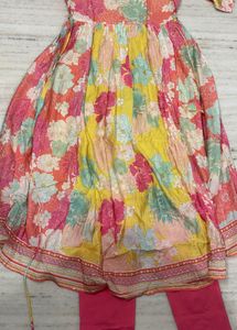Vibrant Floral Kurta Set