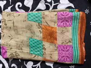 pure cotton Saree(small hole)