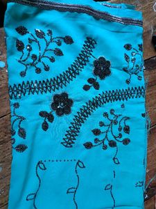 Embroidered Saree