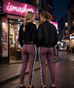 Stylish Rose Print Joggers