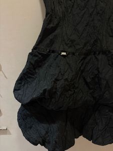 Chic Black Corset Bubble Dress