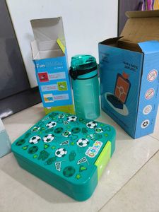 Kids Lunch Box & Water Bottle Set