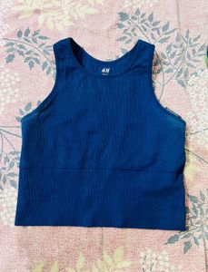 H&M Ribbed GYM Crop Top