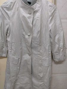 Elegant Grey Trench Coat