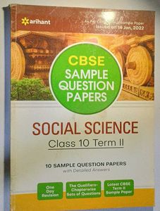 CBSE Social Science Class 10 Term II Sample Papers