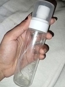Empty Bottle Of Plum Rose Water