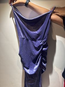 Velvet Ruched Mini Dress