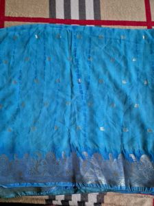 Blue Banarasi  Saree