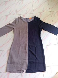 Colorblock Midi Dress