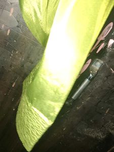 Flowy Green Silk Palazzos