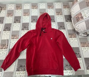 John Players Men's Red Hoodie