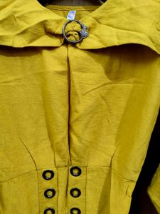 Yellow Bell Sleeve Blouse