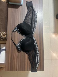 Black Lace Bra- Size- 40 B