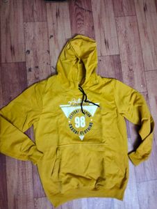 🧑🏻Cool Mustard Printed Winter Hoodie for Men