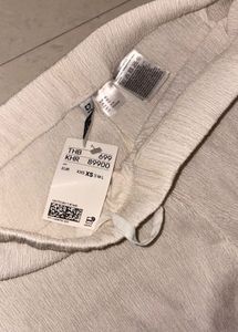 H&amp;M Beige/Cream Wide Leg Pants — NWT