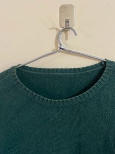 Cozy Teal Knit Sweater