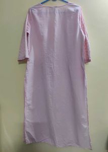 Light Pink Embroidered Kurta
