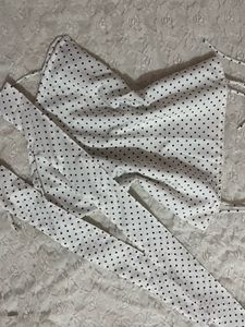 Y2K vintage Polka Dot top with Scarf