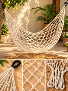 Boho Macrame Hammock Chair