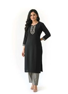 Elegant Embroidered Kurta Set