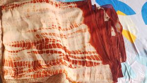 Boho Tie-Dye Dupatta