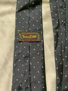 Classic Navy Polka Dot Tie