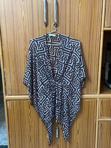 Stylish Geometric Print Kaftan Top
