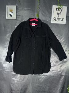 Zara Black Denim Jacket