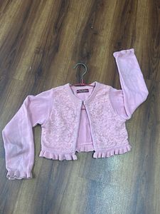 Front open crop jacket