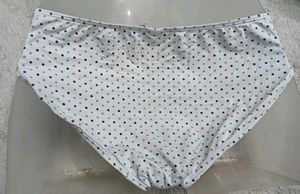 Cute Polka Dot Panty with Lace Trim ♥️