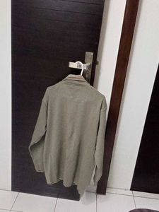 Vintage Patterned Zip-Up Jacket