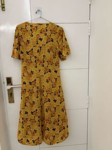 V neck floral dress