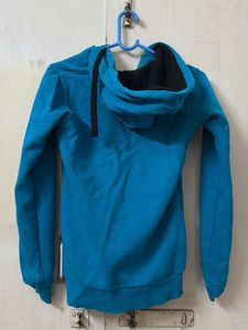 Blue Zip-Up Hoodie
