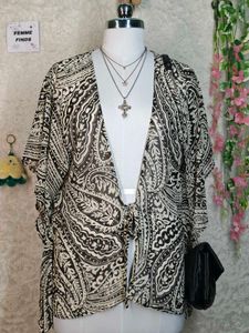 Boho Paisley Kimono Cardigan