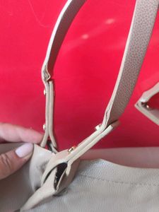 Stylish Beige Tote Bag
