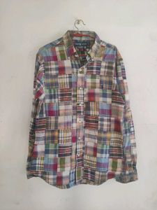 Ralph Lauren Patchwork Button-Down Shirt