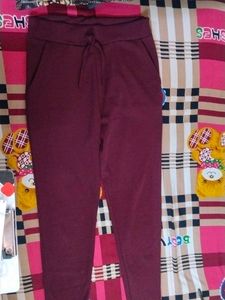 Maroon Jogger Pants