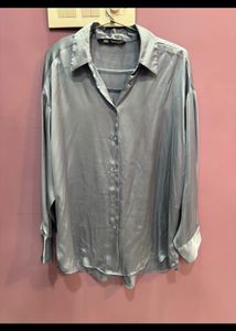 ZARA SATIN SHIRT