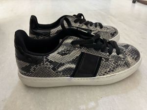Snake Pattern Sneakers