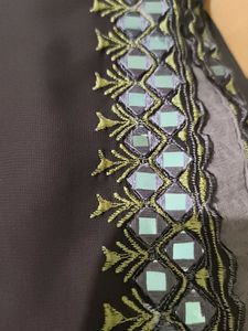 Elegant Embroidered Saree