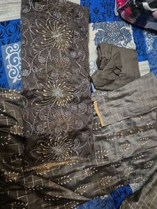 Elegant Grey Kurta Set with Dupatta