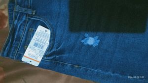 Stylish Ripped Blue Denim Jeans