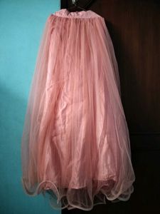 Vintage Pink Tulle Skirt