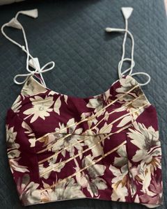 Floral Print Ethnic Blouse